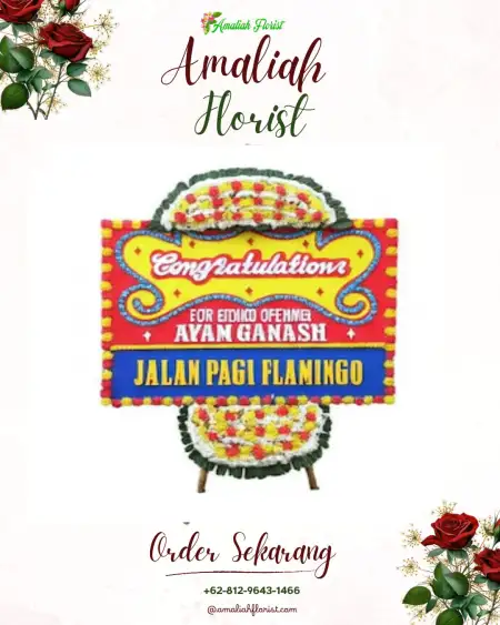 Sewa Papan Bunga Pesido